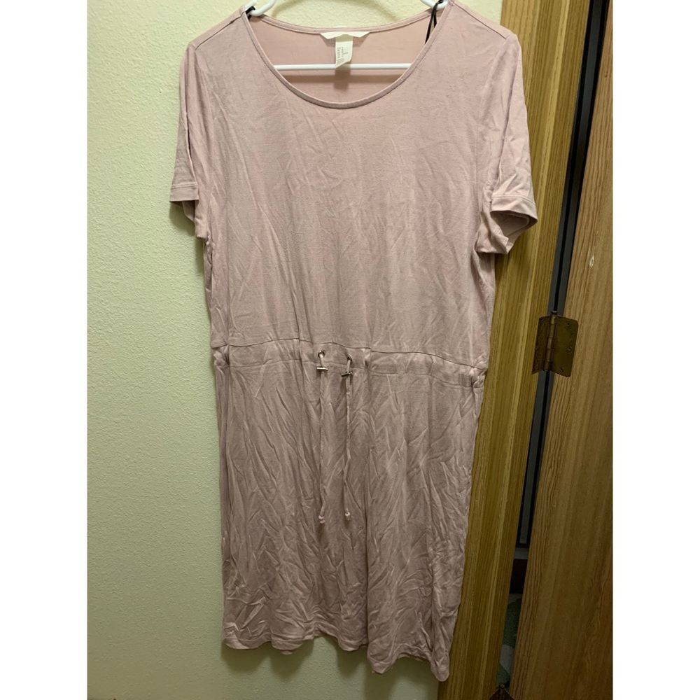 Light Pink Knee Length Dress